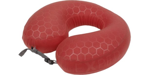 Exped Neck Pillow Deluxe, Ruby Red, One Size, 7640171995380