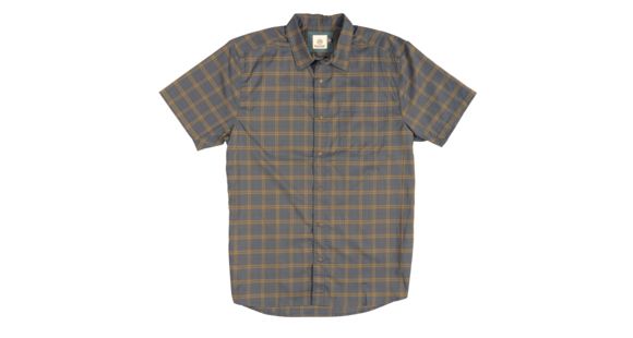 FlyLow Anderson Short Sleeve Shirt - Men's, Coal/Maize/Herb Plaid, S, 0013-1802