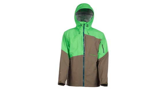 FlyLow Quantum Pro Jacket - Men's-Stone/Green-Large