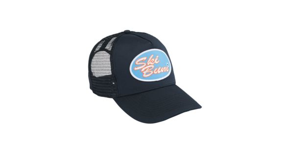 FlyLow Ski Bum Trucker Cap - Men's-Black