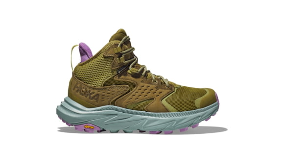 Hoka Anacapa 2 Mid GTX Hiking Shoes - Women's, Green Moss/Agave, 05B, 1142831-GMAG-05B