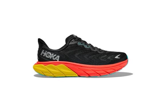 Hoka Arahi 6 Road Running Shoes - Mens, Flame/Black, 12.5D, 1123194-FMBC-12.5D