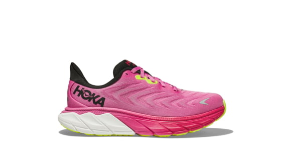 Hoka Arahi 6 Road Running Shoes - Womens, Strawberry/Black, 07.5B, 1123195-SYBC-07.5B