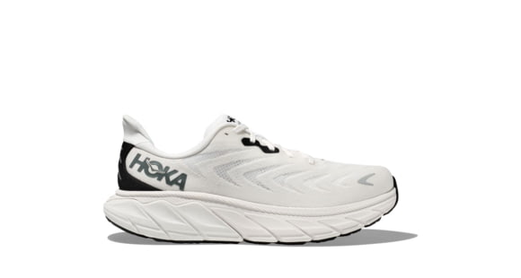 Hoka Arahi 6 Wide Road Running Shoes - Mens, Blanc De Blanc/Steel Wool, 11.5EE, 1123196-BDBSW-11.5EE