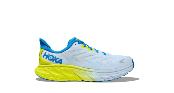 Hoka Arahi 6 Wide Road Running Shoes - Mens, Ice Water/Evening Primrose, 08.5EE, 1123196-IWEP-08.5EE