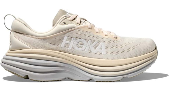 Hoka Bondi 8 Road Running Shoes - Men's, Oat Milk/Barley, 10.5, 1123202-OKB-10.5D