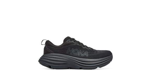 Hoka Bondi 8 Road Running - Womens, Black / Black, 09.5B, 1127952-BBLC-09.5B
