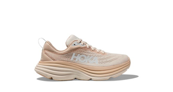 Hoka Bondi 8 Road Running - Womens, Shifting Sand/Eggnog, 6.5B, 1127952-SSEG-06.5B