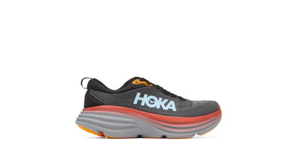Hoka Bondi 8 Running Shoes - Mens, Anthracite / Castlerock, 08D, 1123202-ACTL-08D