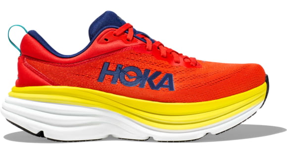 Hoka Bondi 8 Running Shoes - Men's, Red Alert/Flame, 11.5D, 1123202-RAFL-11.5D