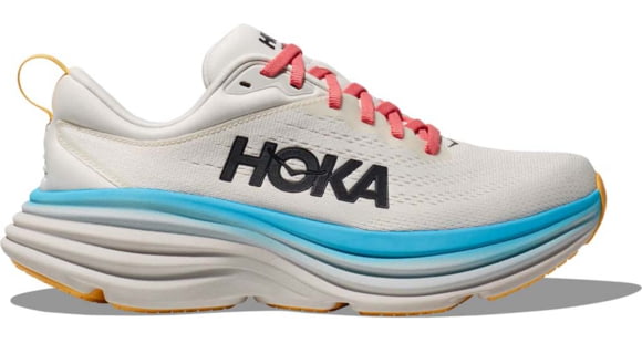 Hoka Bondi 8 Shoes - Women's, Blanc De Blanc/Swim Day, 9, 1127952-BSW-09B