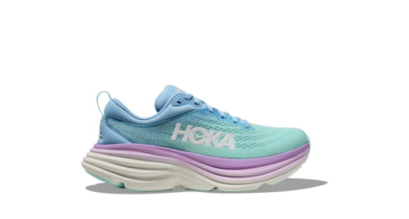 Hoka Bondi 8 Road Running Shoes - Women's - 9-12 US, Airy Blue/Sunlit Ocean, 10.5B, 1127952-ABSO-10.5B