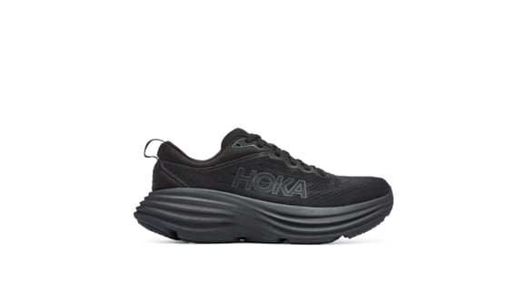 Hoka Bondi 8 Wide Road Running - Womens, Black / Black, 06D, 1127954-BBLC-06D