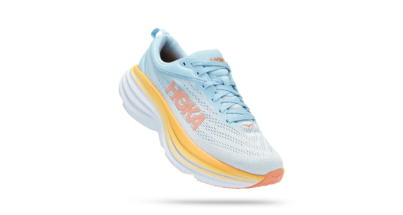 Hoka Bondi 8 Wide Road Running - Womens, Summer Song / Country Air, 08.5D, 1127954-SSCA-08.5D
