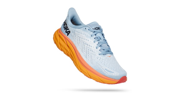 Hoka Clifton 8 Road Running - Womens, Summer Song / Ice Flow, 09.5B, 1119394-SSIF-09.5B