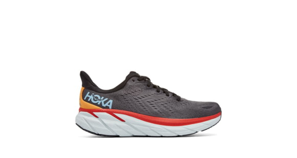 Hoka Clifton 8 Road Running Shoes - Men's, 8.5 US, D, Anthracite/Castlerock, 1119393-ACTL-08.5D