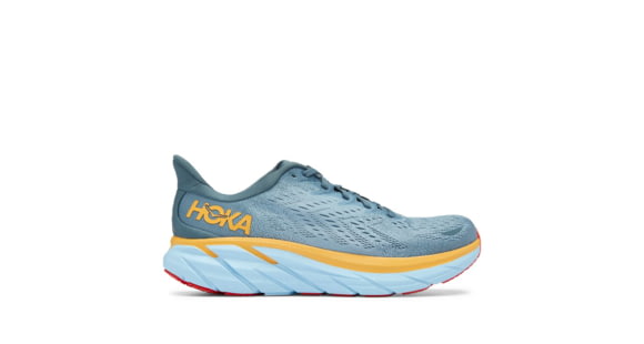 Hoka Clifton 8 Road Running Shoes - Men's, 8.5 US, D, Goblin Blue/Mountain Spring, 1119393-GBMS-08.5D