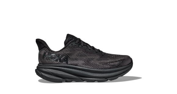 Hoka Clifton 9 Running Shoes - Mens, Black/Black, 11.5D, 1127895-BBLC-11.5D