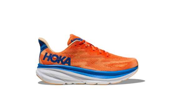 Hoka Clifton 9 Running Shoes - Mens, Vibrant Orange/Impala, 15D, 1127895-VOIM-15D