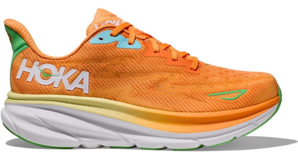 Hoka Clifton 9 Shoes - Men's, Solar Flare/Sherbet, 11.5, 1127895-SRSH-11.5D