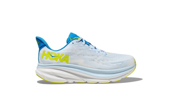 Hoka Clifton 9 Wide Road Running Shoes - Men's, Ice Water/Evening Primrose, 08EE, 1132210-IWEP-08EE