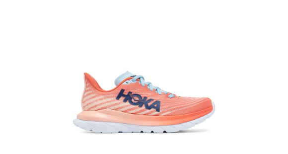 Hoka Mach 5 Road Running - Womens, Camellia / Peach Parfait, 05B, 1127894-CPPF-05B
