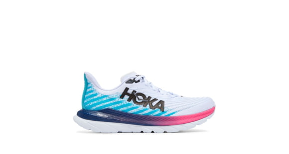 Hoka Mach 5 Running Shoes - Mens, White / Scuba Blue, 12.5D, 1127893-WSBB-12.5D