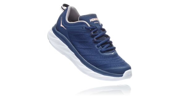 Hoka Akasa Running Shoes - Women's, Mood Indigo / Dusty Pink, Wide, 6.5, 1104113-MIDP-06.5D