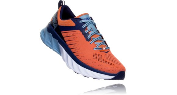Hoka Arahi 3 Road Running Shoes - Men's, Nasturtium/Patriot Blue, Medium, 7.5, 1104097-NPTB-7.5