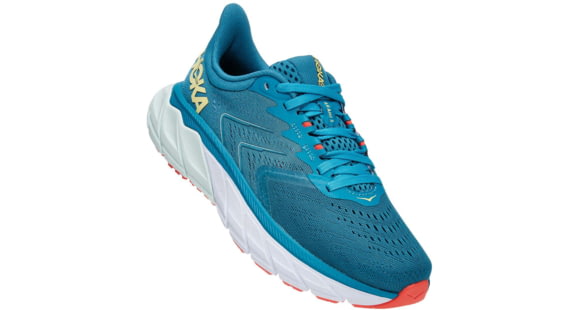 Hoka Arahi 5 Casual Shoes - Women's, Mosaic Blue/Luminary Green, 7.5, Medium, 1115012-MBLGR-07.5B