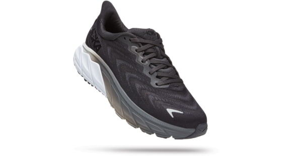 Hoka Arahi 6 Shoes - Women's, Black / White, 7.5B, 1123195-BWHT-07.5B