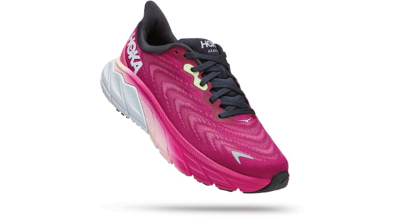 Hoka Arahi 6 Shoes - Women's, Festival Fuchsia / Ibis Rose, 11B, 1123195-FFIR-11B