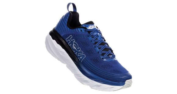 Hoka Bondi 6 Running Shoes - Men's, Galaxy Blue / Anthracite, Wide, 14, 1019271-GBAN-14EE