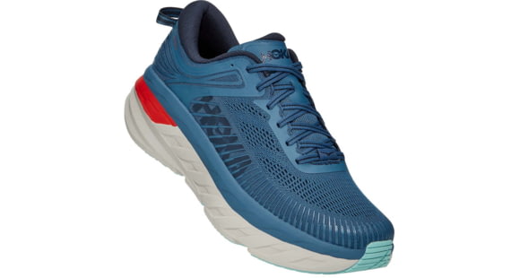 Hoka Bondi 7 Road Running Shoes - Men's, Real Teal / Outer Space, 7 US, Wide, 1110530-RTOS-07EE