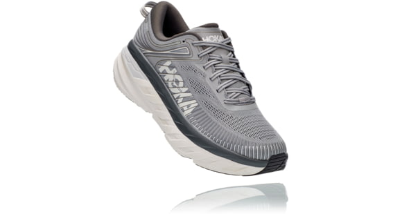 Hoka Bondi 7 Road Running Shoes - Men's, Wild Dove/Dark Shadow, 14 US, Wide, 1110530-WDDS-14EE