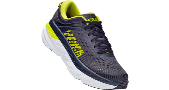 Hoka Bondi 7 Road Running Shoes - Men's, Odyssey Grey/Deep Well, 15 US, Medium, 1110518-OGDW-15