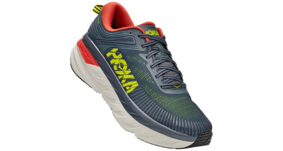 Hoka Bondi 7 Road Running Shoes - Men's, Turbulence/Chili, 14 US, Medium, 1110518-TCHL-14