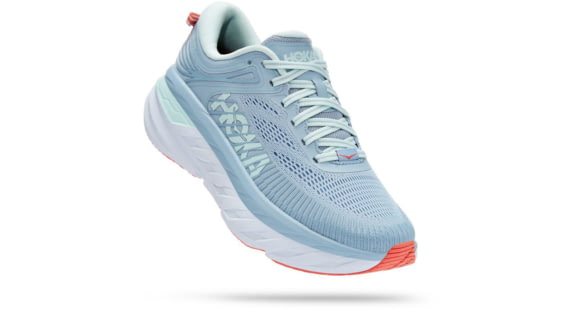 Hoka Bondi 7 Road Running Shoes - Women's, Blue Fog / Blue Glass, 10 US, Wide, 1110531-BFBG-10D