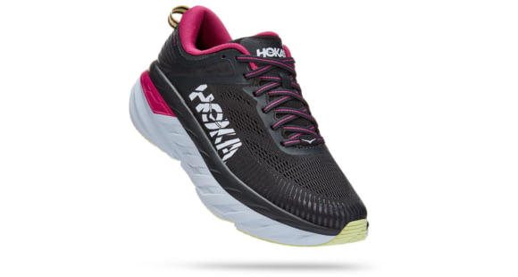 Hoka Bondi 7 Road Running Shoes - Women's, Blue Graphite / Festival Fuchsia, 10 US, Medium, 1110519-BGFF-10