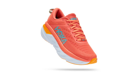 Hoka Bondi 7 Road Running Shoes - Women's, Camellia / Coastal Shade, 5 US, Medium, 1110519-CCSD-05