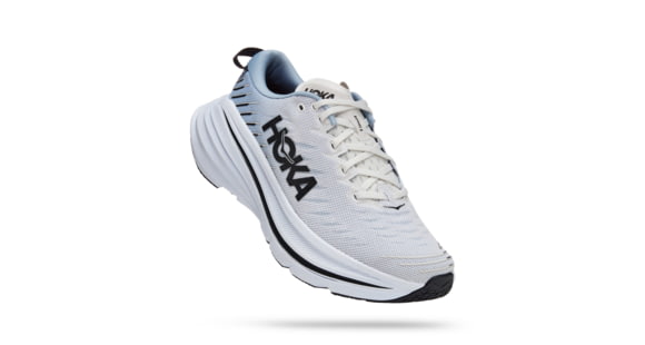 Hoka Bondi X Road Running Shoes - Men's, Blanc De Blanc / Blue Fog, 9.5D, 1113512-BDBBF-09.5D