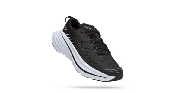 Hoka Bondi X Road Running Shoes - Women's, Black / White, 5B, 1113513-BWHT-05B