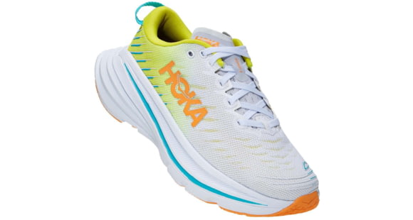 Hoka Bondi X Road Running Shoes - Women's, White/Evening Primrose, 7, B, 1113513-WEPR-07B