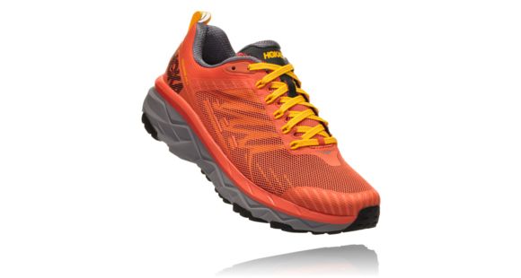 Hoka Challenger Atr 5 Trail Running Shoes - Men's, Nasturtium/Frost Gray, Medium, 7.5, 1104093-NFGR-7.5