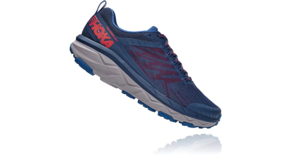 Hoka Challenger ATR 5 Trailrunning Shoes - Men's, Dark Blue/High Risk Red, 9.5 US, Medium, 1104093-DBHRR-09.5