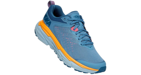 Hoka Challenger ATR 6 Trail Running Shoes - Women's, Provincial Blue/Saffron, 8.5, B, 1106512-PBSF-08.5B