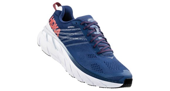 Hoka Clifton 6 Running Shoes - Men's, Ensign Blue / Plein Air, Wide, 7, 1102876-EBPA-07EE