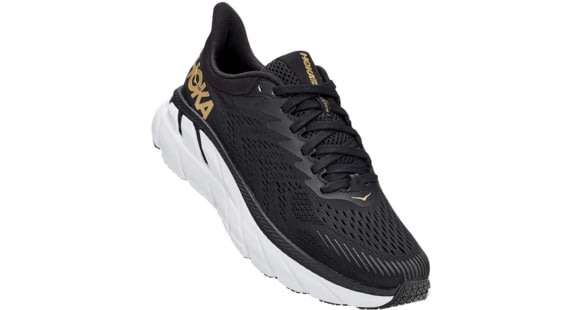 Hoka Clifton 7 Road Running Shoes - Women's, Black/Bronze, 7, 1110509-BBRNZ-07