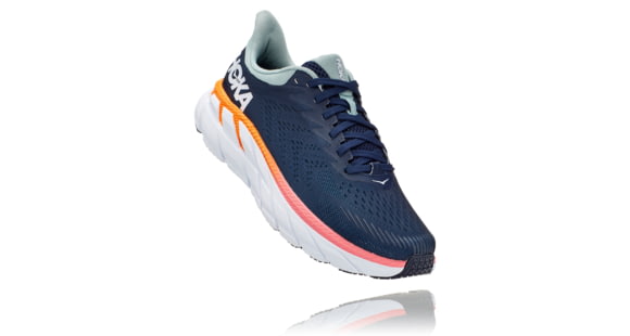 Hoka Clifton 7 Road Running Shoes - Women's, Black Iris/Blue Haze, 6 US, Medium, 1110509-BIBH-06