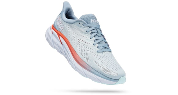 Hoka Clifton 8 Road Running Shoes - Women's, 10.5 US, Blue Fog/Plein Air, 1119394-BFPA-10.5B
